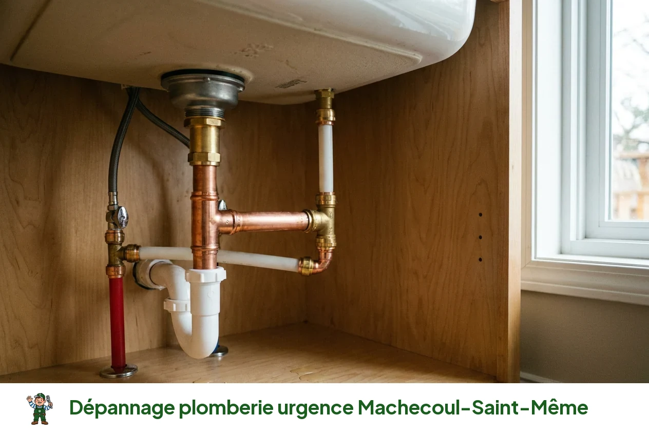 Dépannage plomberie urgence à Machecoul-Saint-Même