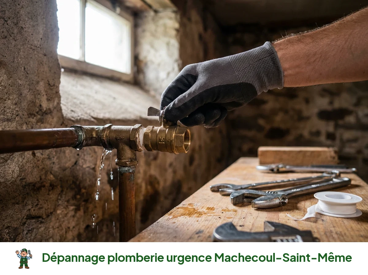 Dépannage plomberie urgence à Machecoul-Saint-Même