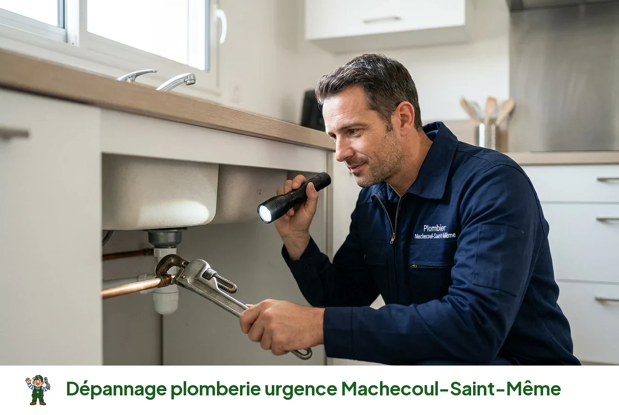 Dépannage plomberie urgence à Machecoul-Saint-Même