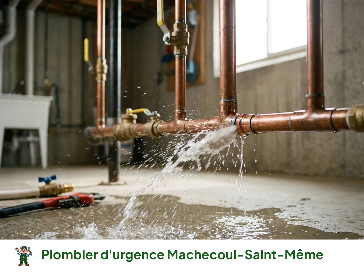 Plombier d'urgence à Machecoul-Saint-Même