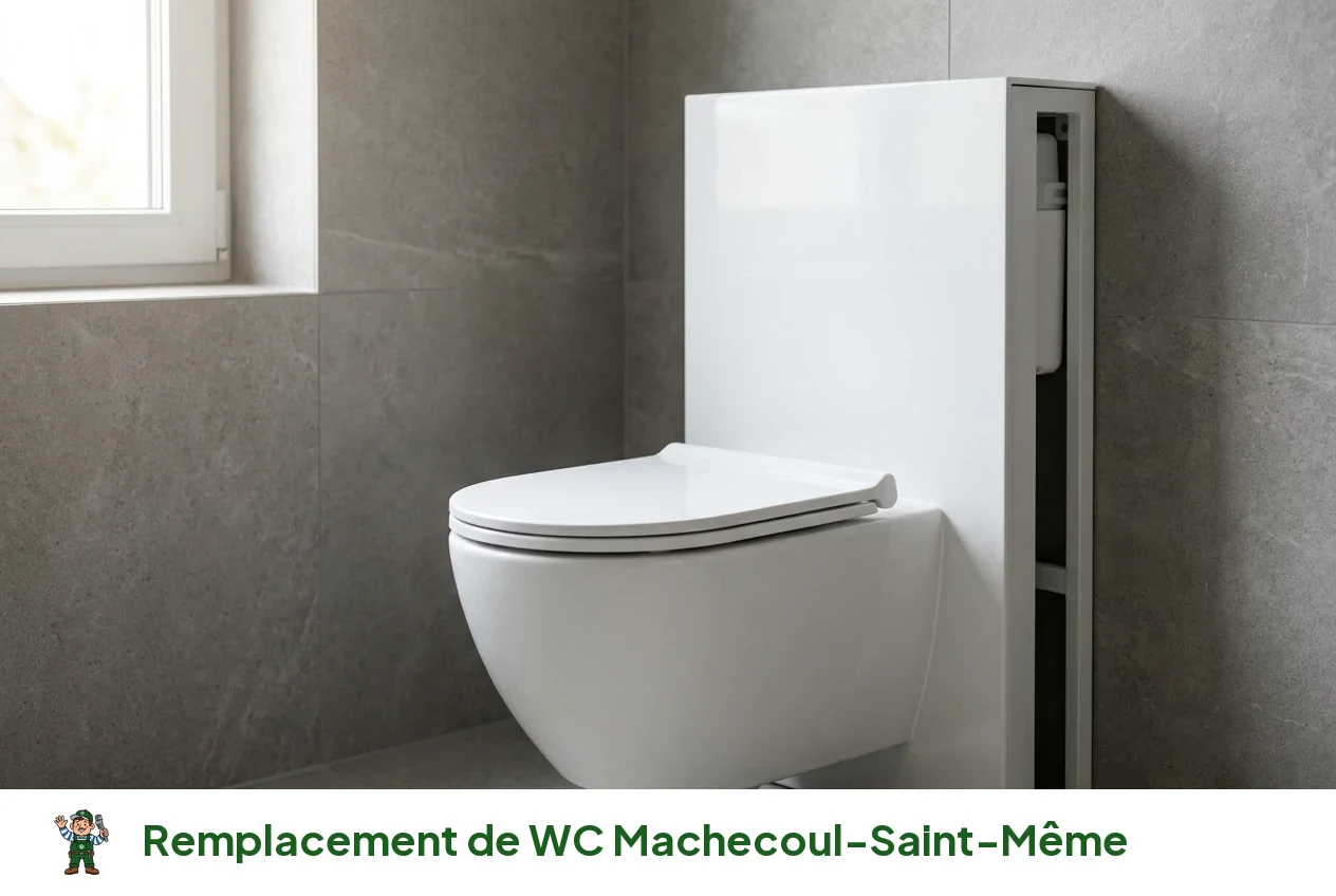 Remplacement de WC à Machecoul-Saint-Même