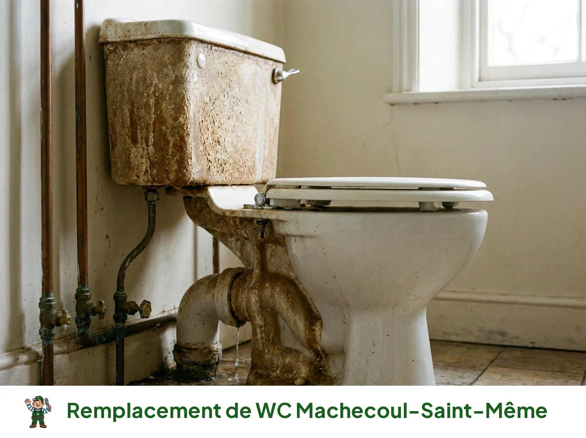 Remplacement de WC à Machecoul-Saint-Même