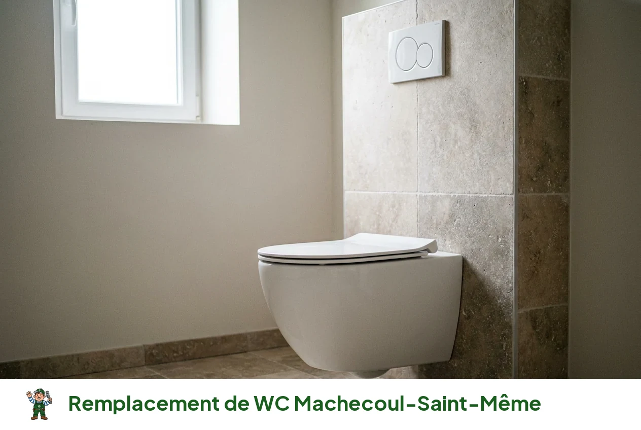 Remplacement de WC à Machecoul-Saint-Même