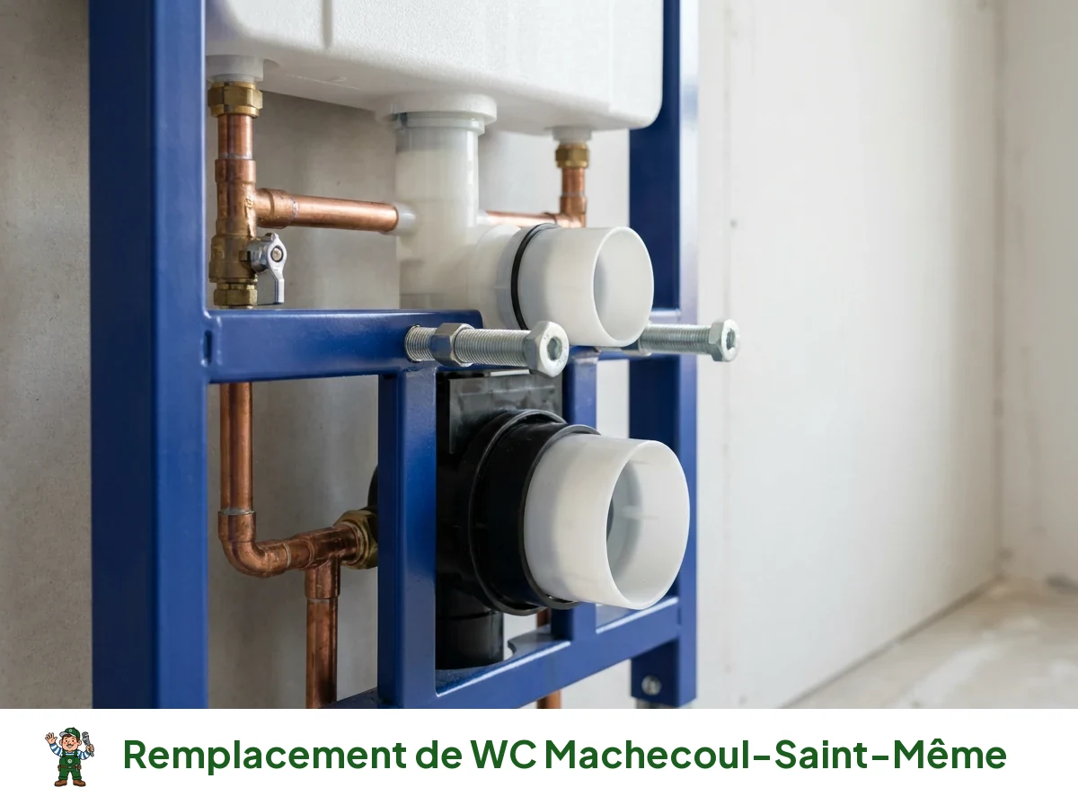 Remplacement de WC à Machecoul-Saint-Même